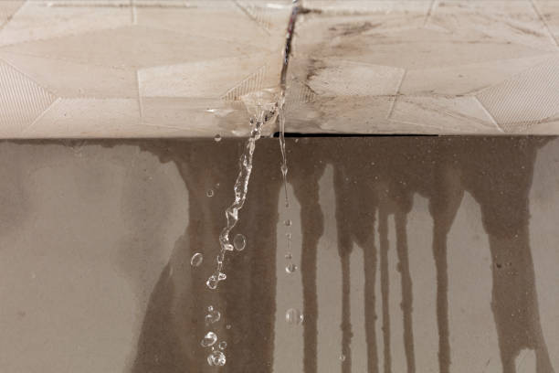 Professional Flood Damage Cleanup technician working in Carteret, NJ